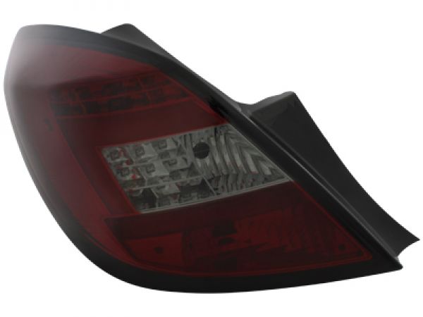 Lightbar LED Rückleuchten für Opel Corsa D 06-10 5-Türer red/smoke
