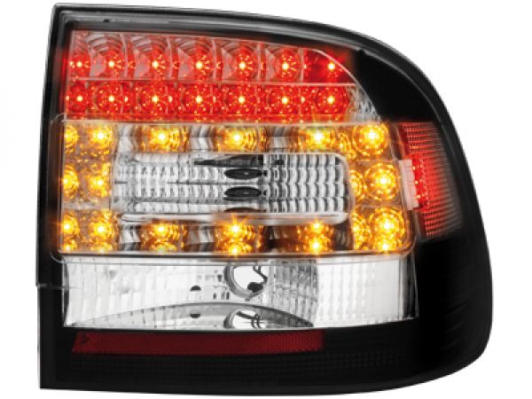 LED Rückleuchten für Porsche Cayenne 03-07 schwarz Klarglas