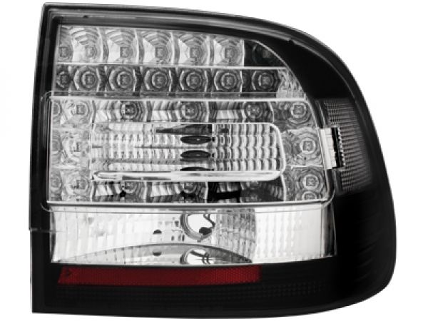 LED Rückleuchten für Porsche Cayenne 03-07 schwarz Klarglas