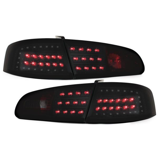 LITEC LED Rückleuchten für Seat Ibiza 6L 02-08 black/smoke schwarz