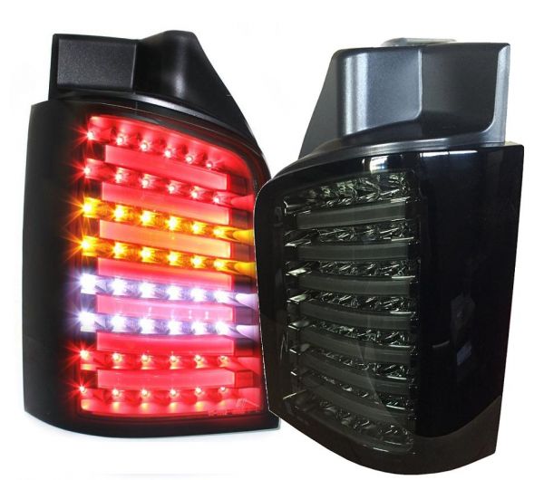LED Rückleuchten für VW T5 BUS 03-15 inkl. Facelift smoke