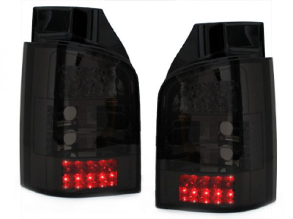 LED Rückleuchten für VW T5 Bus 03-09 Multivan Transporter smoke schwarz