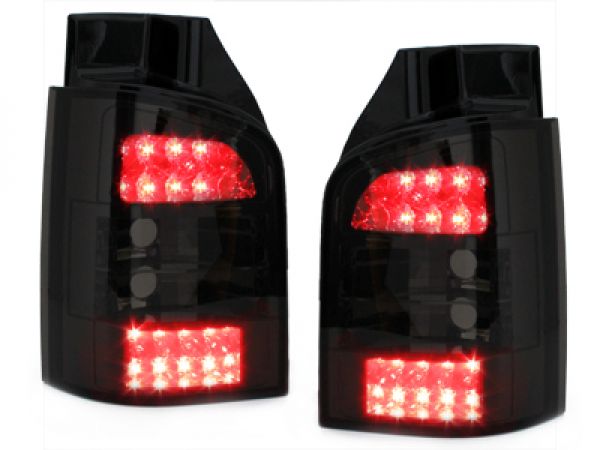 LED Rückleuchten für VW T5 Bus 03-09 Multivan Transporter smoke schwarz