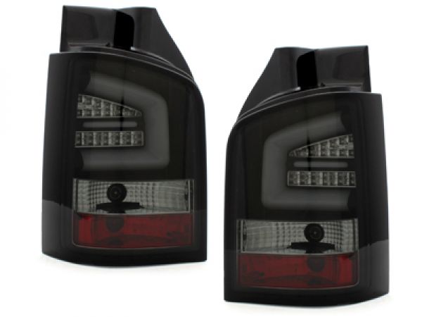 LED Rückleuchten für VW T5 Transporter 03-15 / Multivan 03-09 schwarz Lightbar SONAR