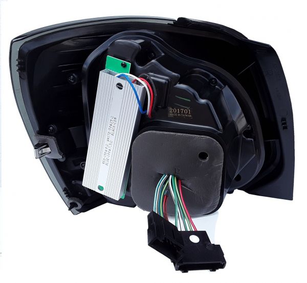 LED Rückleuchten für VW Polo 6R 6C 09-17 schwarz Heckleuchten