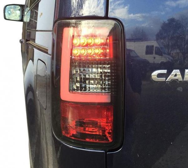 LED Rückleuchten für VW Caddy Bj. 03-15 schwarz smoke LIGHTBAR