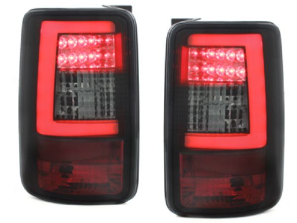 LED Rückleuchten für VW Caddy Bj. 03-15 schwarz smoke LIGHTBAR