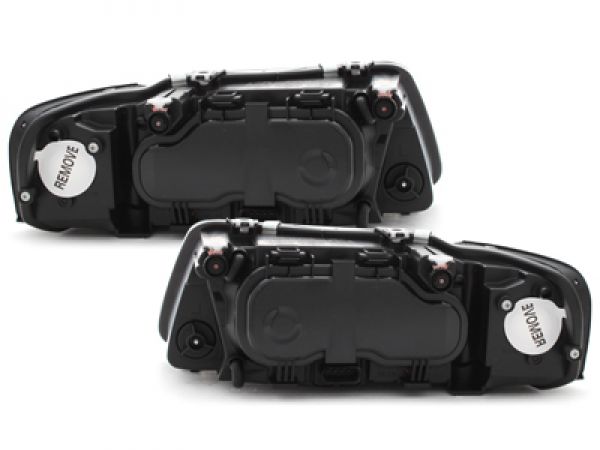Scheinwerfer für AUDI A3 8L 01-03 Facelift schwarz Klarglas Depo