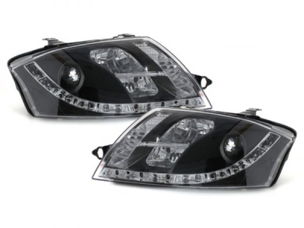 Led Standlicht Scheinwerfer für Audi TT 8N 98-05 schwarz
