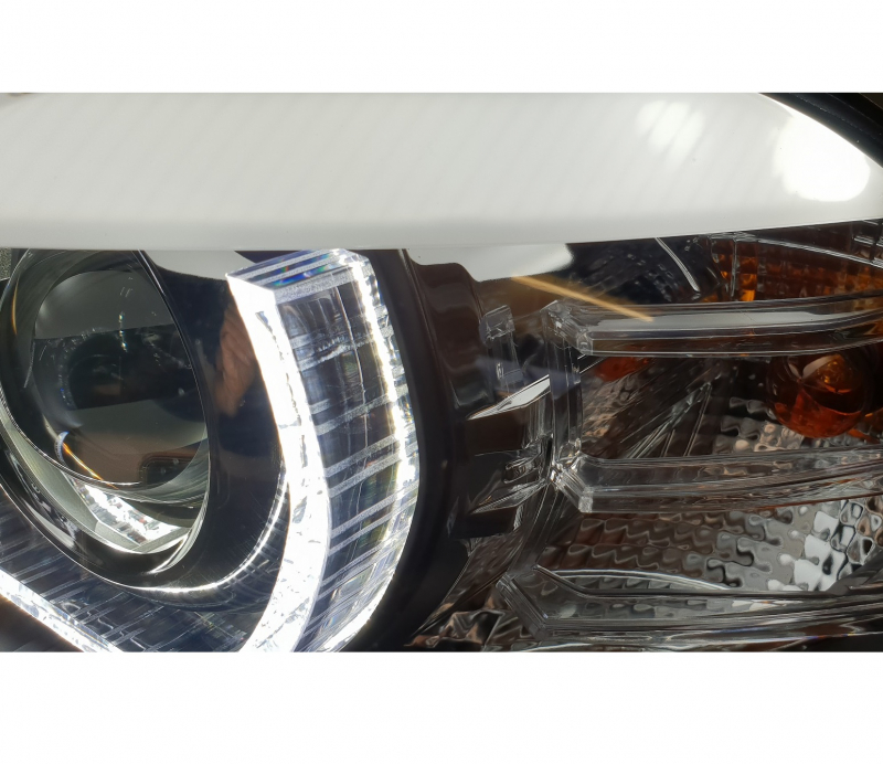 XENON Scheinwerfer für BMW X5 E70 2006-2013 ohne AFS schwarz Led Tagfahrlicht