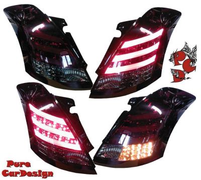 LED Rückleuchten für Suzuki Swift Sport FZ NZ 10-17 rot smoke Led Blinker