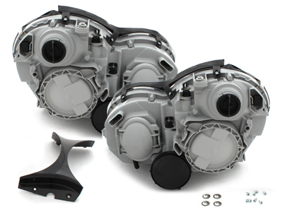 Scheinwerfer für Mercedes Benz W203 C-Klasse 00-04 black