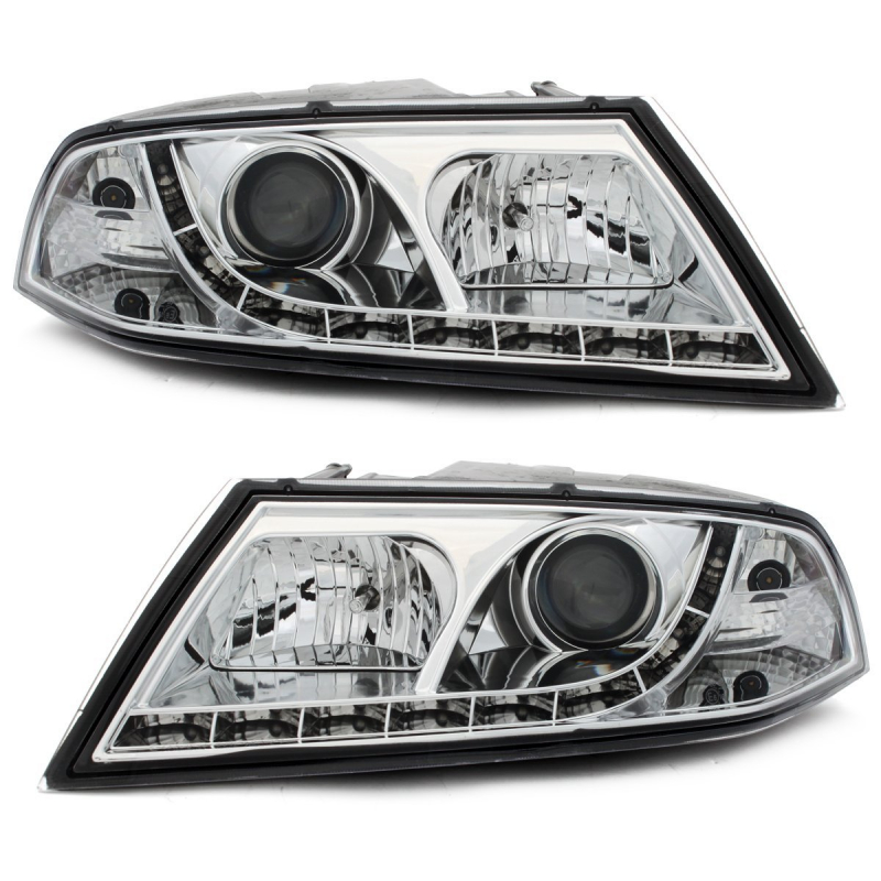 Xenon Tagfahrlicht-Optik Scheinwerfer für Skoda Octavia 1Z 04-09 chrom