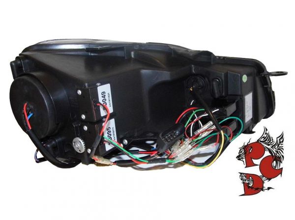 Tagfahrlicht Scheinwerfer für VW Golf 6 VI 08-12 schwarz-chrom Golf 7-Look