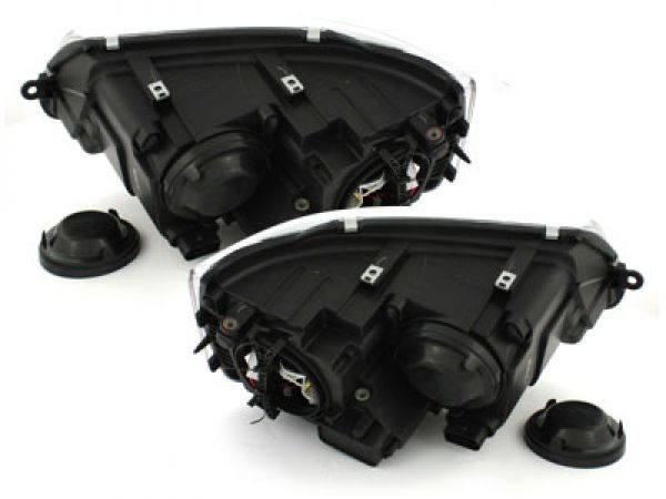 LED TAGFAHRLICHT Scheinwerfer für VW T5 GP 2009+ black schwarz Depo
