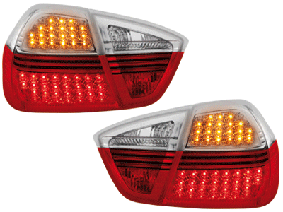 LED Rückleuchten rot klar für BMW E90 3er Limousine 05-08