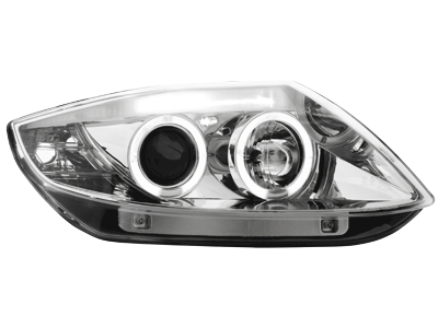 LED Angel Eyes Scheinwerfer für BMW Z4 02-08 chrom