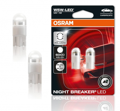 Osram NIGHT BREAKER LED W5W Lampe 6.000K Standlicht Positionslicht Innenraumbeleuchtung