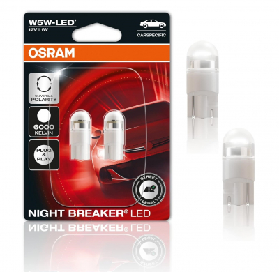 Osram NIGHT BREAKER LED W5W Lampe für Fiat Ducato 250 06-14