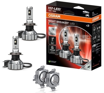 OSRAM NIGHT BREAKER H7 LED 330% Set für Mercedes W204 S204 11-15 DA03
