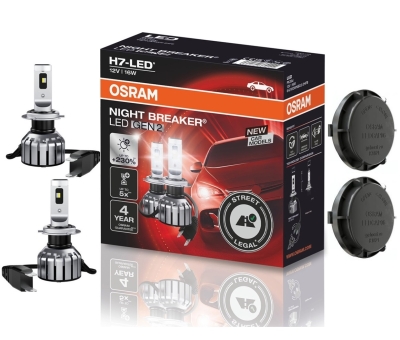 OSRAM NIGHT BREAKER H7 LED 230% Set für Hyundai ix20 Bj 10-19