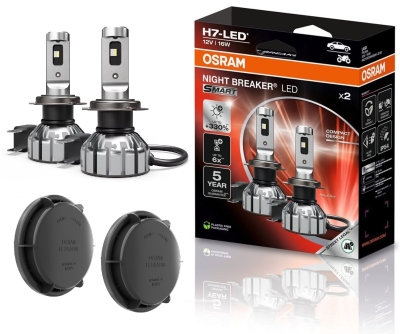 OSRAM NIGHT BREAKER H7 LED 330% Set für Skoda Octavia 5E 2017-2021