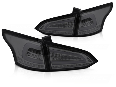 B-Ware Led Rückleuchten für Ford Focus MK3 Turnier 2011-2018 dynamischer LED Blinker smoke