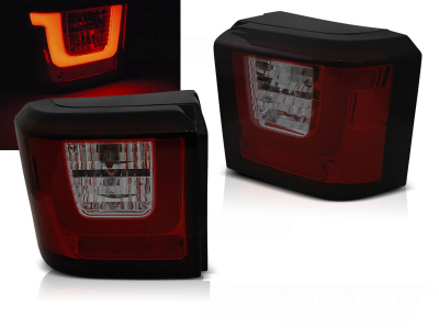 Lightbar LED Rückleuchten für VW T4 90-03 rot smoke