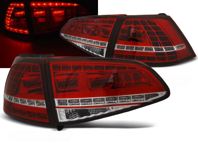 LED Rückleuchten für VW Golf 7 VII 13-17 rot Sonar DYNAMISCHER BLINKER