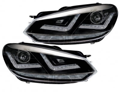 OSRAM XENARC Xenon Tagfahrlicht Scheinwerfer chrom für VW GOLF 6 für HALOGEN