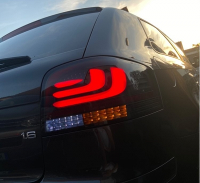 carDNA LED Rückleuchten für Audi A3 8P 03-12 black/smoke schwarz