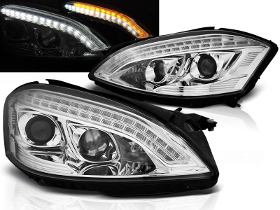 Xenon D1S Scheinwerfer für Mercedes Benz S-Klasse W221 05-09 chrom