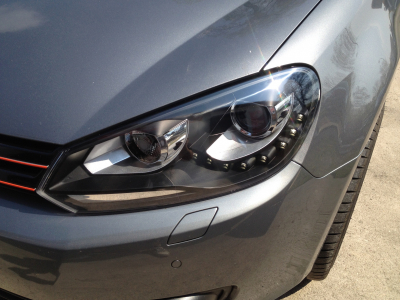 Scheinwerfer links für VW Golf 6 08-12 Xenon-Optik Led Tagfahrlicht DEPO Ersatz