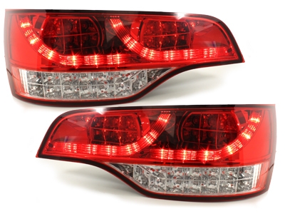 LED Rückleuchten für Audi Q7 05-09 rot Klarglas
