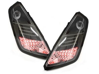 LED Rückleuchten für Fiat Grande Punto 05-10 schwarz Klarglas