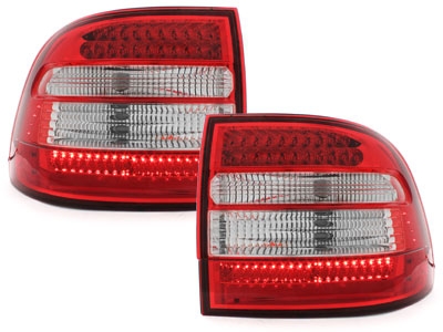 LED Rückleuchten für Porsche Cayenne 03-07 rot Klarglas