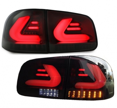 carDNA Lightbar LED Rückleuchten für VW Touareg 02-10 schwarz