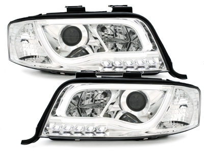 Lightbar Scheinwerfer für AUDI A6 4B 97-00 TAGFAHRLICHT chrom