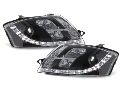 Led Standlicht Scheinwerfer für Audi TT 8N 98-05 schwarz