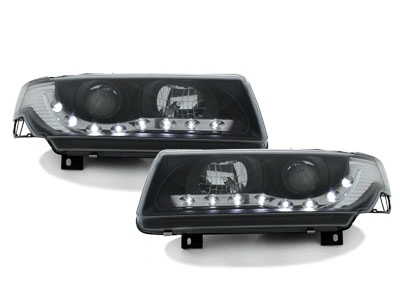 Scheinwerfer für VW Passat 35i 93-96 Tagfahrlicht-Optik schwarz