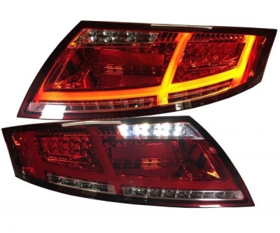 Voll-LED Rückleuchten für Audi TT 8J 06-14 rot 8S-Optik